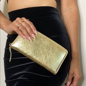 Gold Kate Spade Wallet